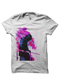 Cyberpunk Half Sleeve White T-Shirt Hoodie, Sweatshirt | CoreVibeTees.com