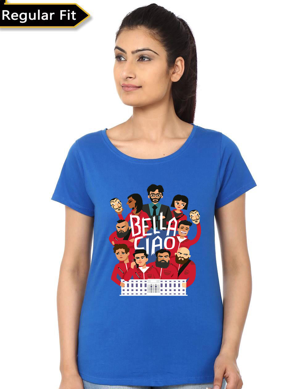Money Heist Half Sleeve Girls T-Shirt Hoodie, Sweatshirt | CoreVibeTees.com