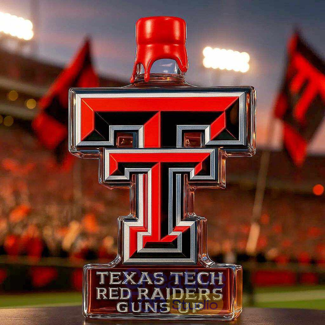 Texas Tech Red Raiders “Guns Up” Limited Edition Whiskey Bottle