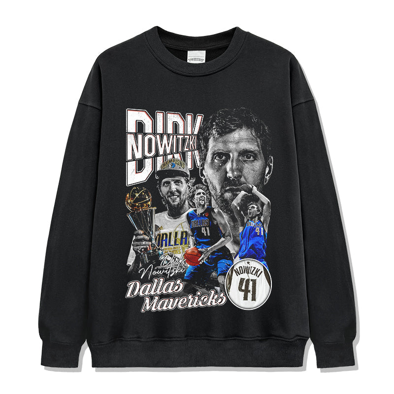 Dirk Nowitzki Sweatshirt NBA 2024 T-Shirts, Hoodie | CoreVibeTees.com (Image 3)