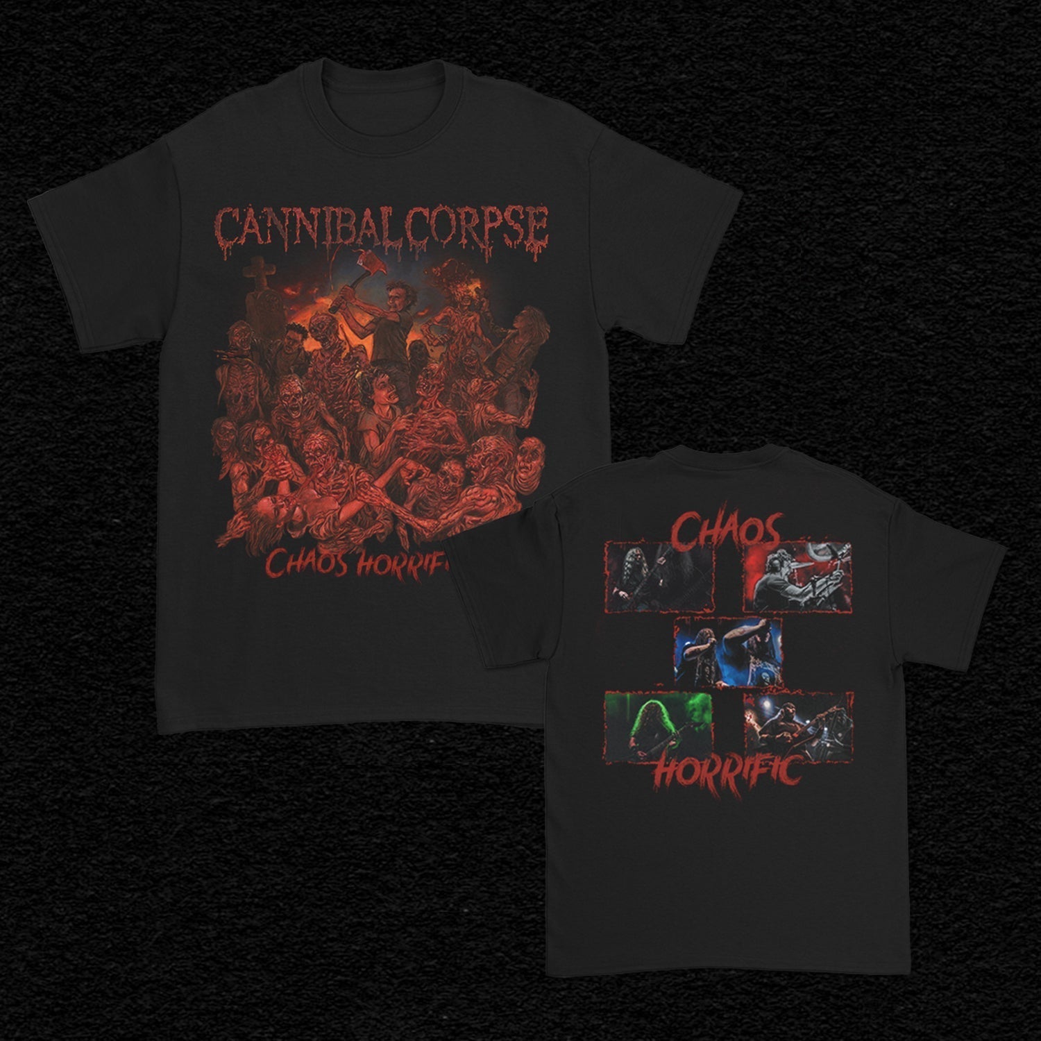 Chaos Horrific Cover T-Shirt (Black) Hoodie, Sweatshirt | CoreVibeTees.com