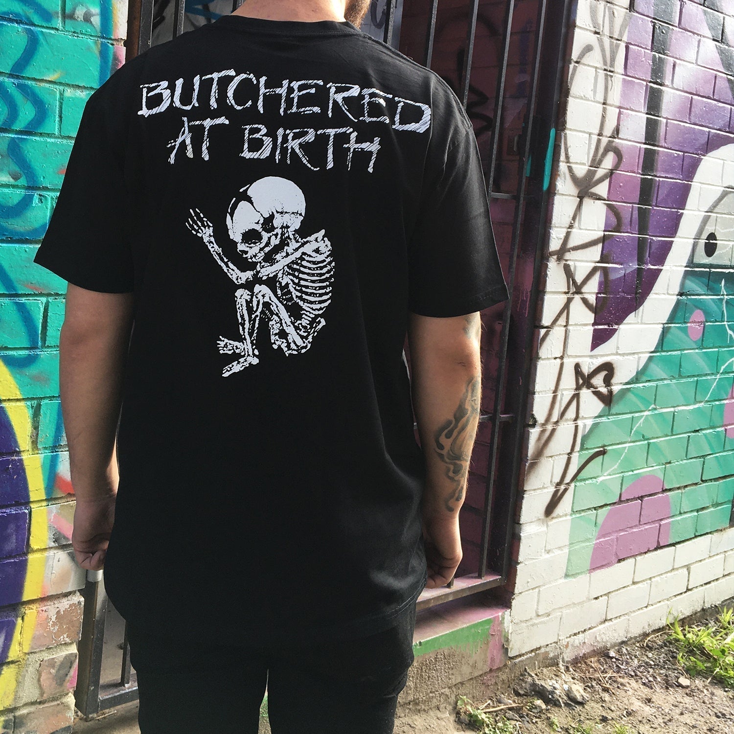 Butchered At Birth T-Shirt (Black) Hoodie, Sweatshirt | CoreVibeTees.com (Image 3)