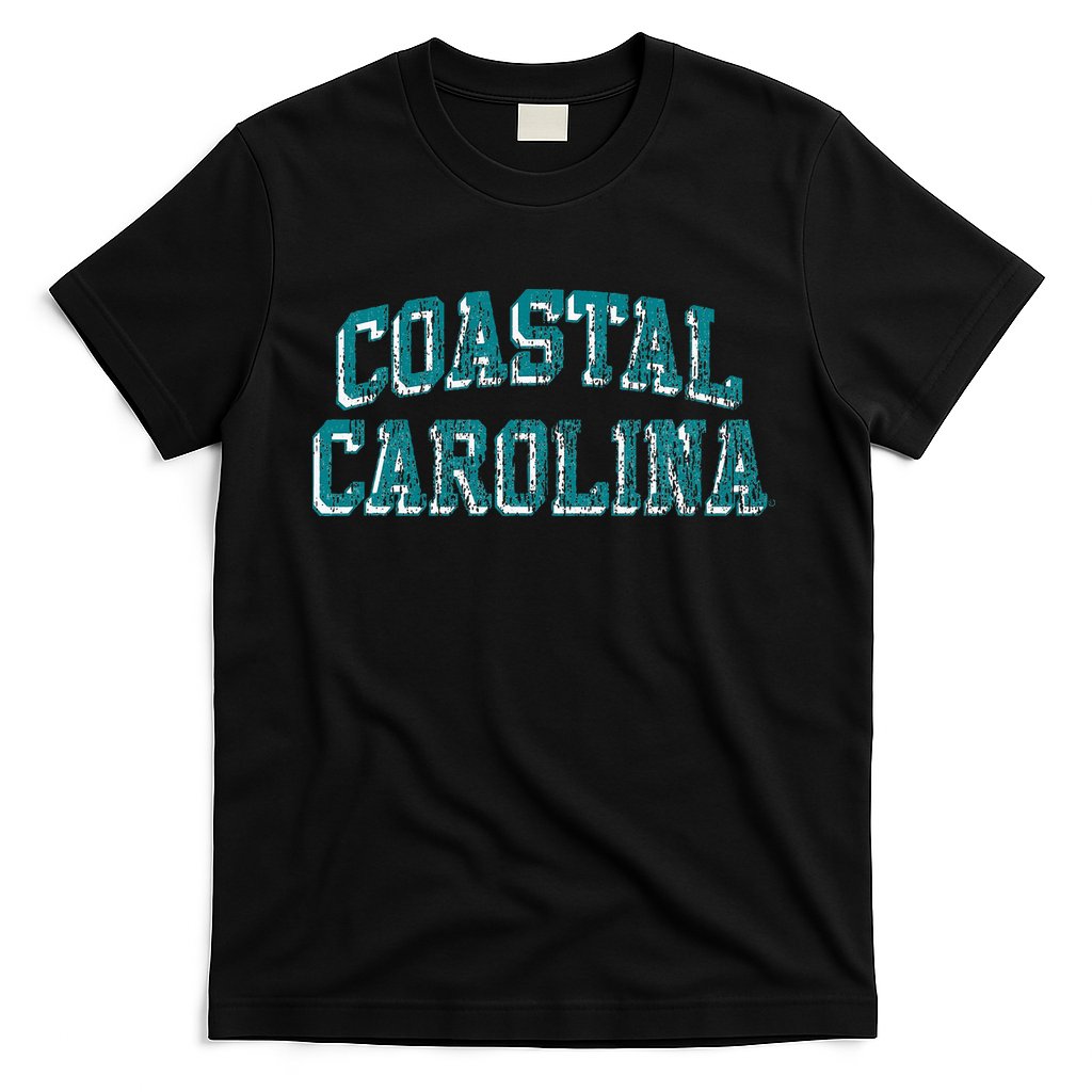 Coastal Carolina Chanticleers Retro Arch Logo T-Shirt Hoodie, Sweatshirt | CoreVibeTees.com