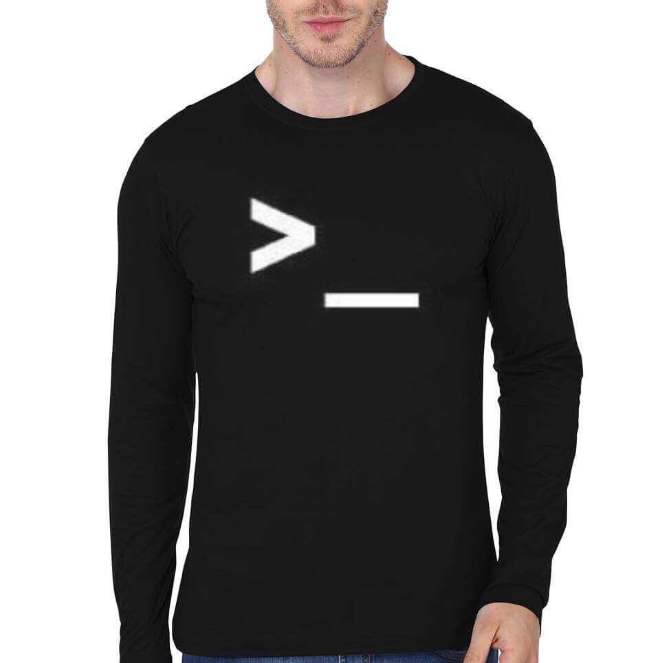 Terminal Black Full Sleeve T-Shirt Hoodie, Sweatshirt | CoreVibeTees.com
