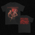 Pitch Fork Impalement T-Shirt (Black) Hoodie, Sweatshirt | CoreVibeTees.com (Image 1)