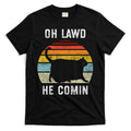 Chonk Cat Retro Style Vintage Meme Oh Lawd He Comin T-Shirt Hoodie, Sweatshirt | CoreVibeTees.com