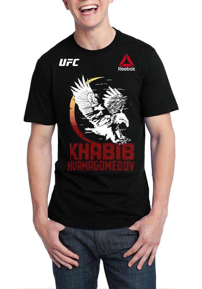 Khabib Nurmagomedov Black Half Sleeve T-Shirt Hoodie, Sweatshirt | CoreVibeTees.com
