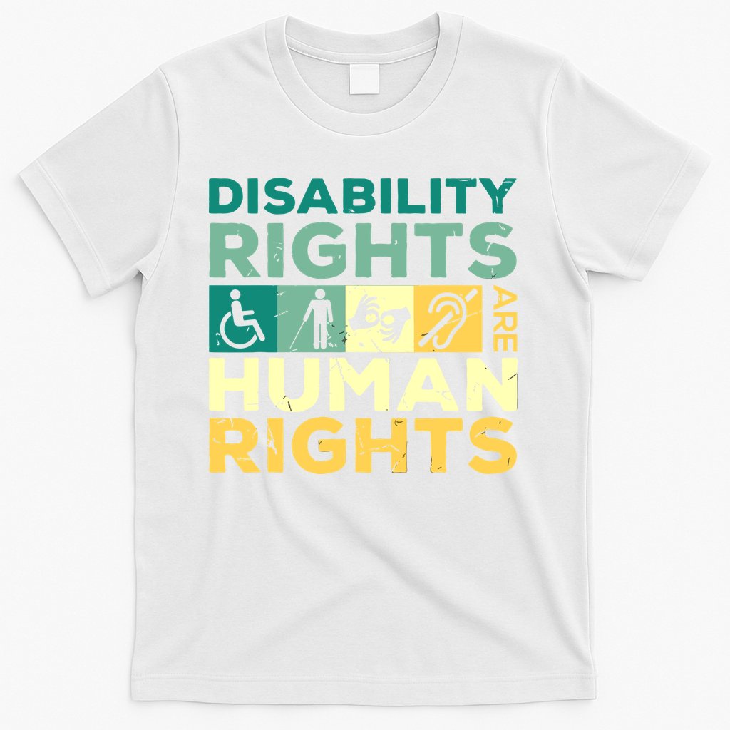 Cool Disability Rights Are Human Rights Support Caregivers T-Shirt Hoodie, Sweatshirt | CoreVibeTees.com