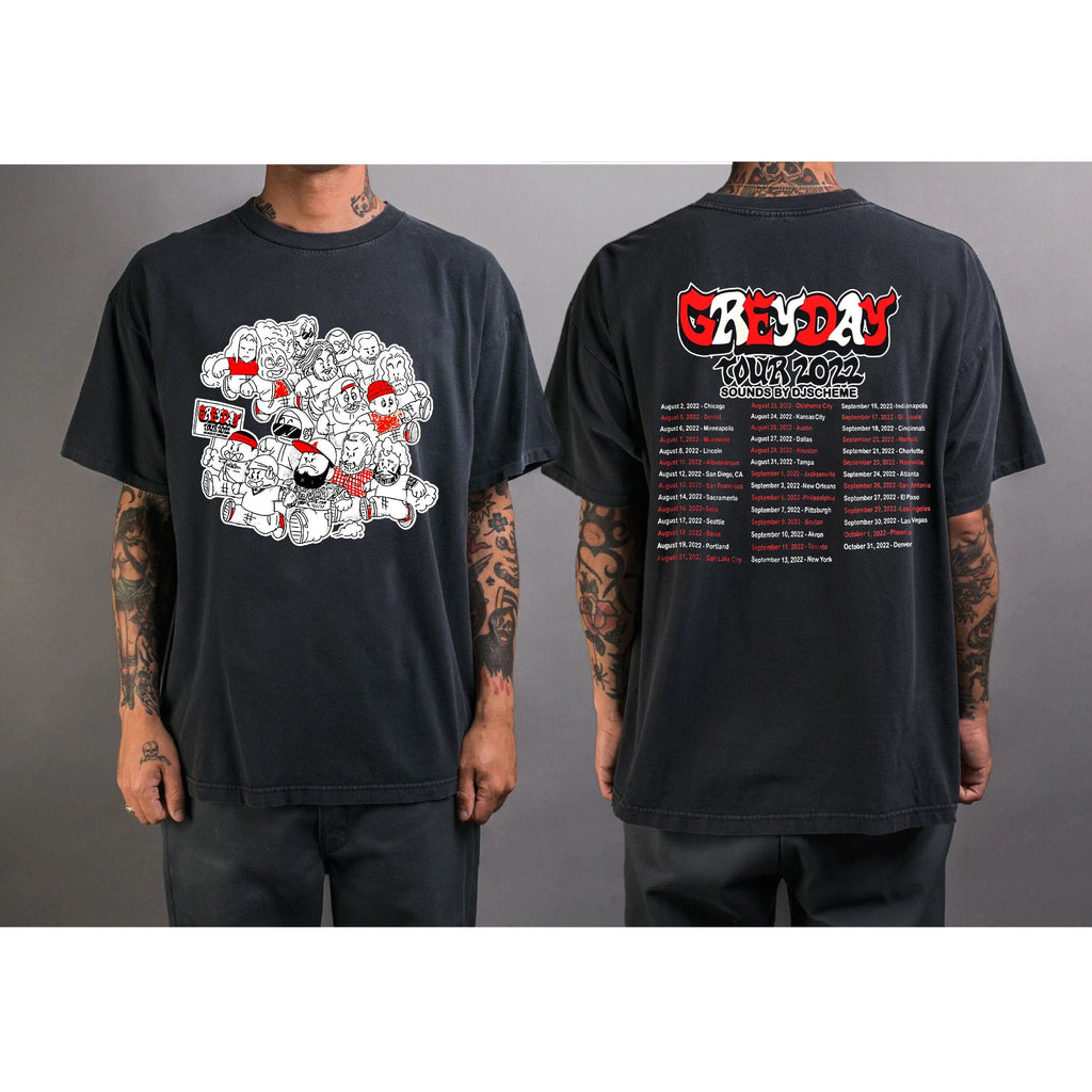 Best Grey Day 2022 T-Shirt, Grey day 2022 Tour Merch Hoodie, Sweatshirt | CoreVibeTees.com