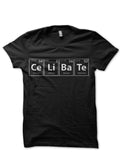 Celibate (Ce-Li-Ba-Te) Periodic Elements Spelling Black T-Shirt Hoodie, Sweatshirt | CoreVibeTees.com