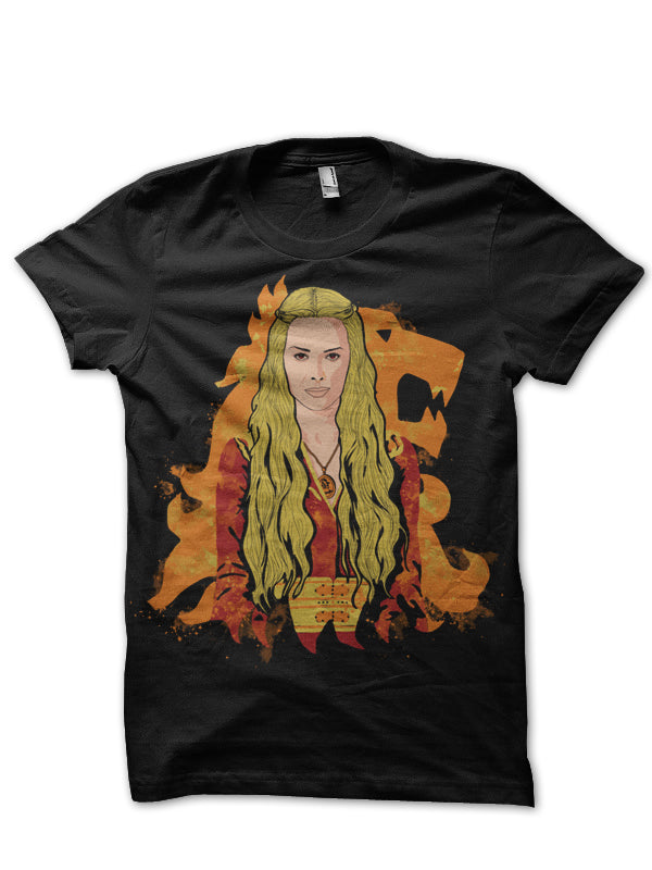 Cersei Black Tee Hoodie, Sweatshirt | CoreVibeTees.com