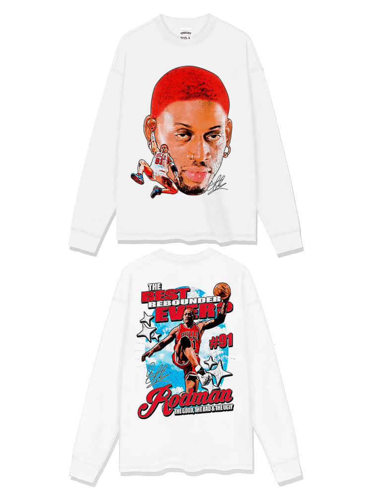 Dennis Rodman Sweatshirt NBA 2024 T-Shirts, Hoodie | CoreVibeTees.com (Image 2)