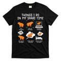 Capybaras Funny Capibara Rodent Things I Do In My Spare Time T-Shirt Hoodie, Sweatshirt | CoreVibeTees.com