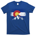 Colorado Flag Mountain Ski Winter Gift Hiker Hiking Camping Gift T-Shirt Hoodie, Sweatshirt | CoreVibeTees.com