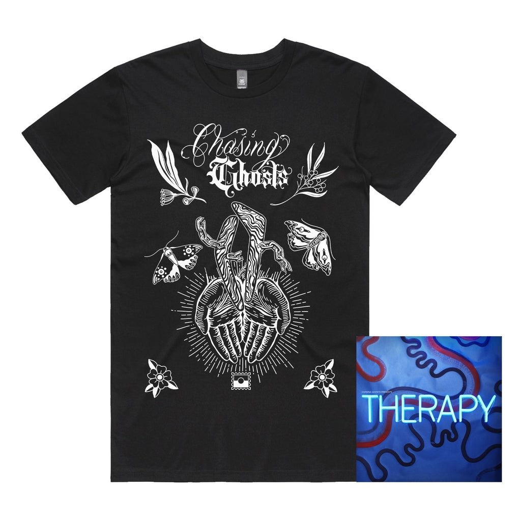 Tattoo Tee (Black) + Therapy (Digital Download) Hoodie, Sweatshirt | CoreVibeTees.com (Image 1)
