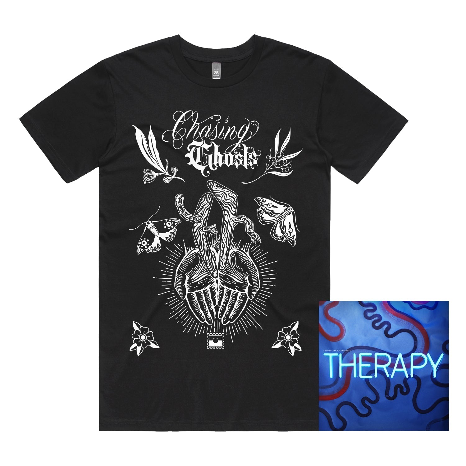 Tattoo Tee (Black) + Therapy (Digital Download) Hoodie, Sweatshirt | CoreVibeTees.com (Image 1)