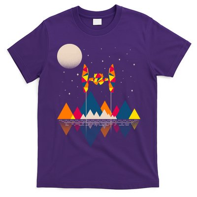 Cool Geometric SciFi Wilderness T-Shirt Hoodie, Sweatshirt | CoreVibeTees.com