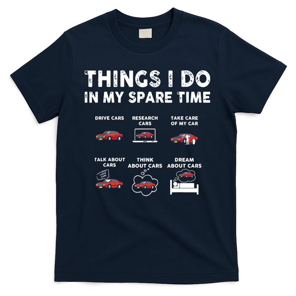 Car Guy Things I Do In My Spare Time Funny Muscle Cars Lover T-Shirt Hoodie, Sweatshirt | CoreVibeTees.com