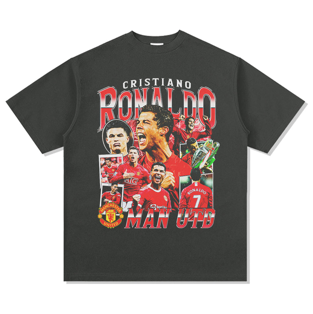Cristiano Ronaldo Manchester United Tee Hoodie, Sweatshirt | CoreVibeTees.com (Image 2)