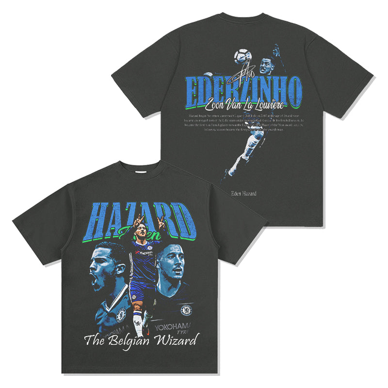 Eden Hazard â€œThe Belgian WizardÂ Teeâ€ Hoodie, Sweatshirt | CoreVibeTees.com (Image 2)