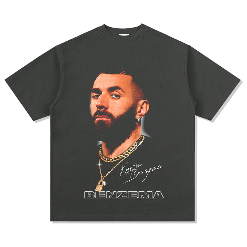 karim Benzema â€œSignatureâ€ Tee Style001 Hoodie, Sweatshirt | CoreVibeTees.com (Image 2)