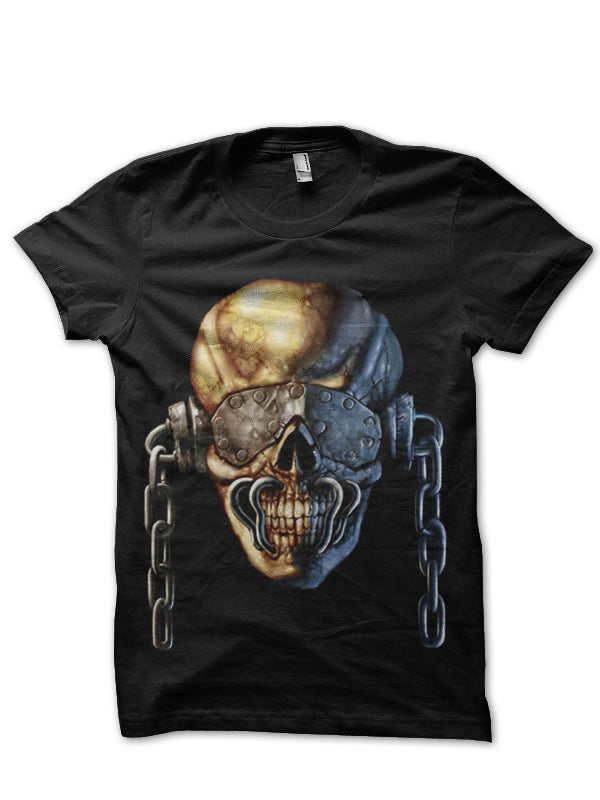 Chain Skull Black T-Shirt Hoodie, Sweatshirt | CoreVibeTees.com