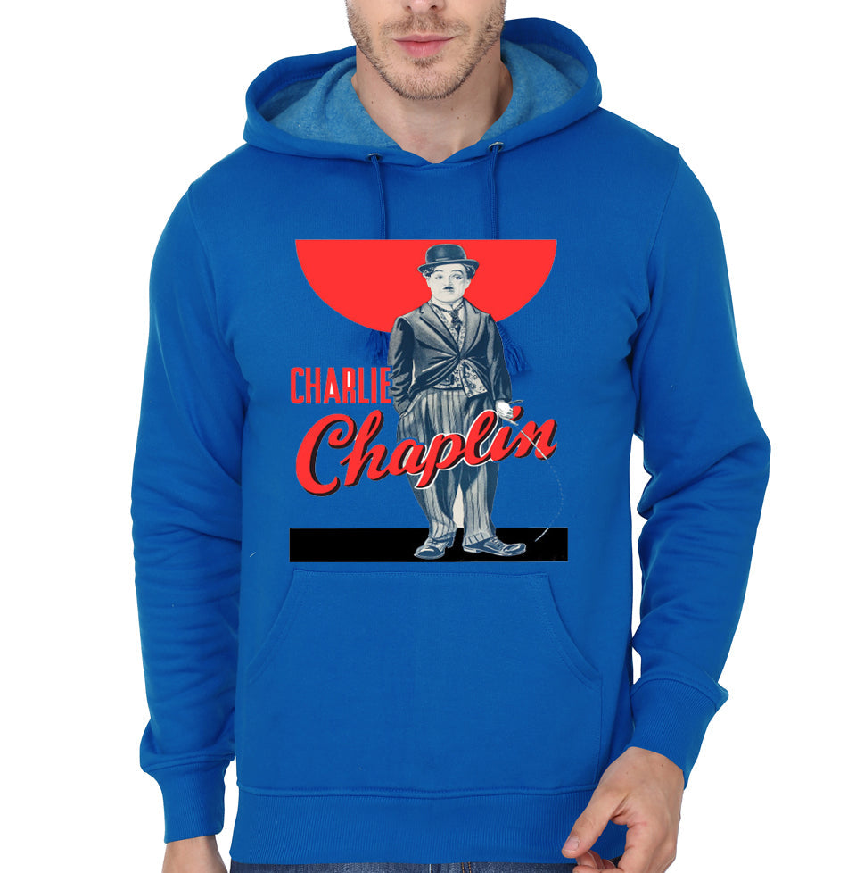 Charlie Chaplin Comedy Great Royal Blue Hoodie T-Shirts, Sweatshirt | CoreVibeTees.com