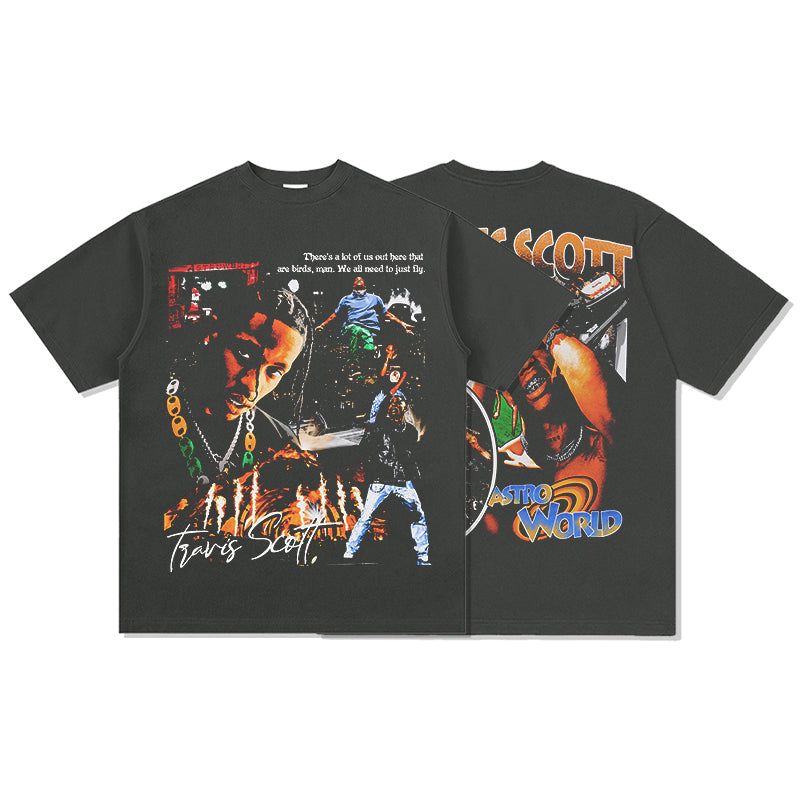 Astroworld By Travis Scott Tee Hoodie, Sweatshirt | CoreVibeTees.com (Image 3)