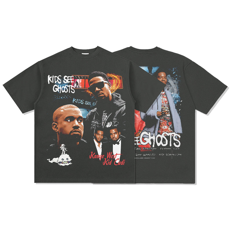 Kids See Ghosts TEE Hoodie, Sweatshirt | CoreVibeTees.com (Image 3)