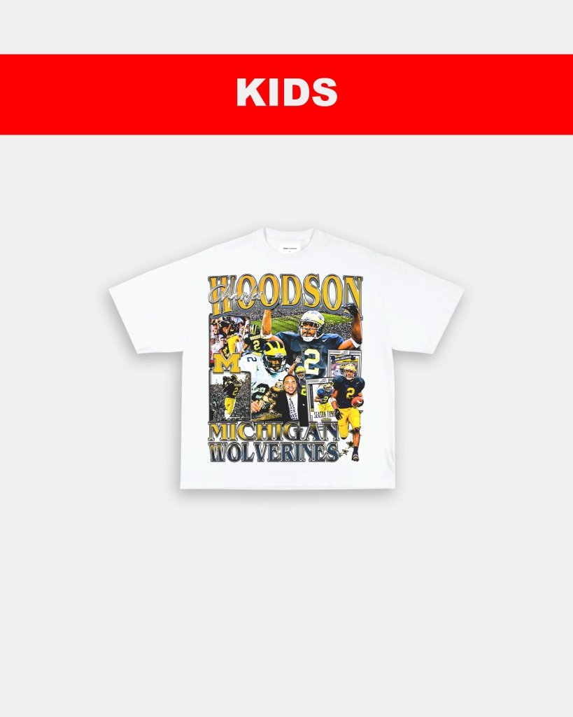 CHARLES WOODSON - MICHIGAN - KIDS TEE Hoodie, Sweatshirt | CoreVibeTees.com (Image 2)