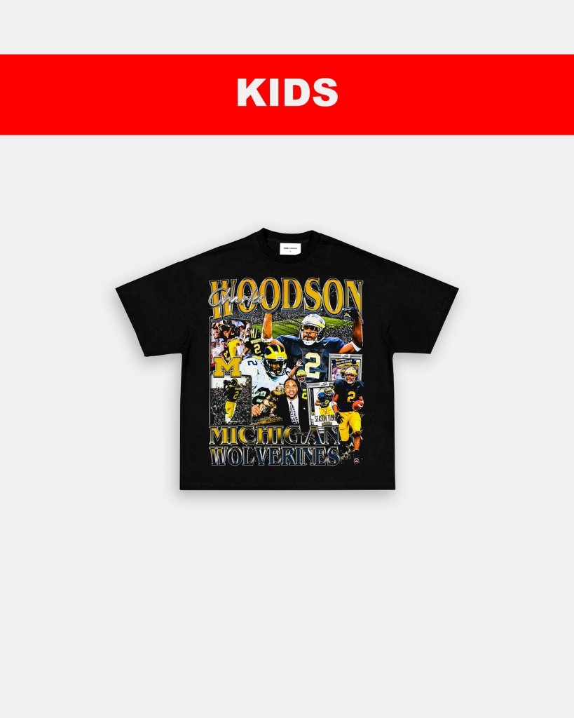 CHARLES WOODSON - MICHIGAN - KIDS TEE Hoodie, Sweatshirt | CoreVibeTees.com (Image 3)
