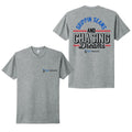 BatWrapz "Grippin Seams and Chasing Dreams" Adult Tee - Heather Gray Hoodie, Sweatshirt | CoreVibeTees.com (Image 1)