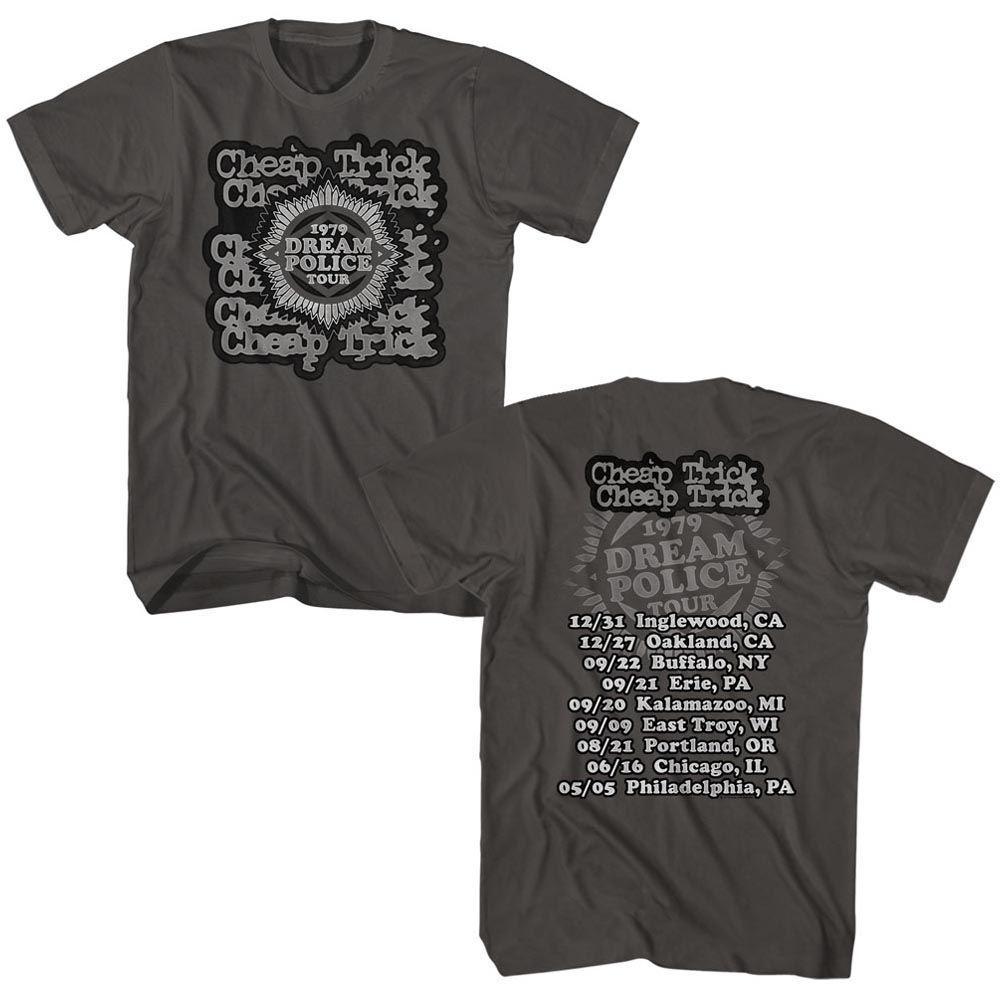 Cheap Trick Dream Police Tour 2 Boyfriend Tee Hoodie, Sweatshirt | CoreVibeTees.com (Image 2)