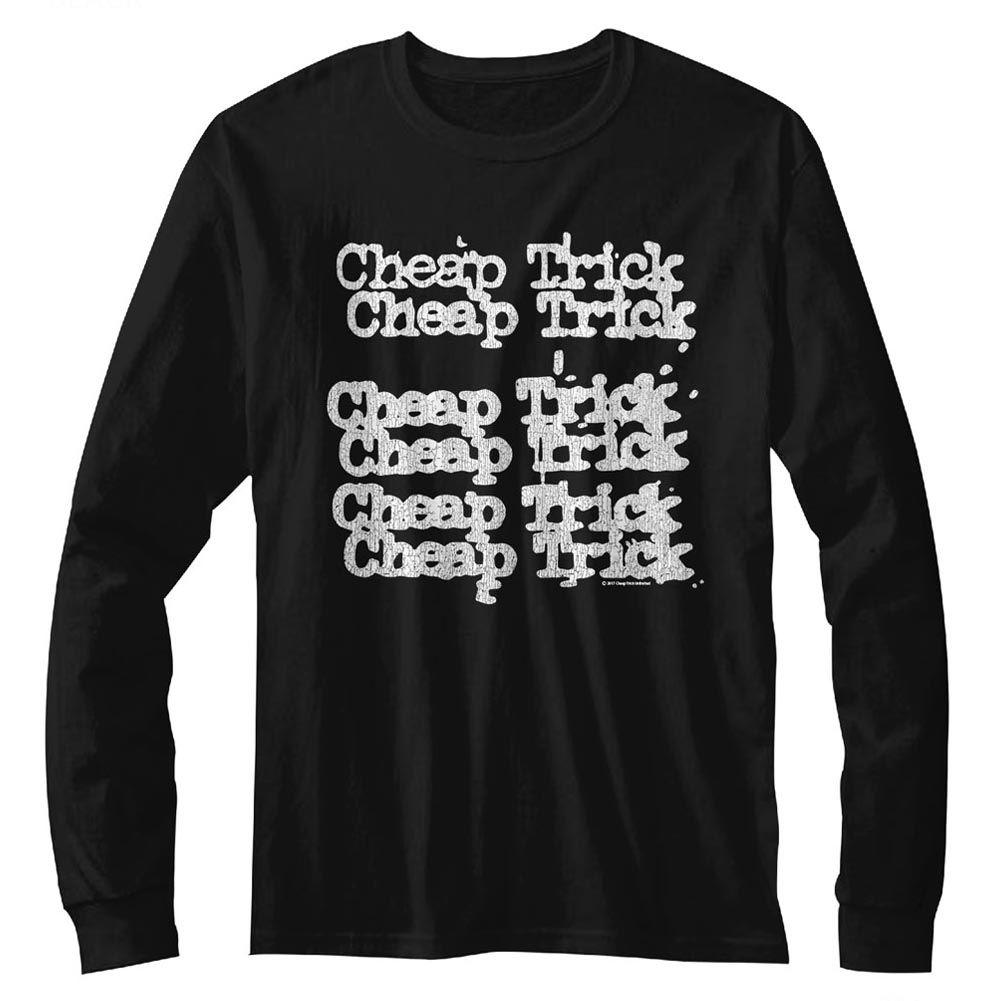 Cheap Trick Name Repeat Long Sleeve Boyfriend Tee Hoodie, Sweatshirt | CoreVibeTees.com