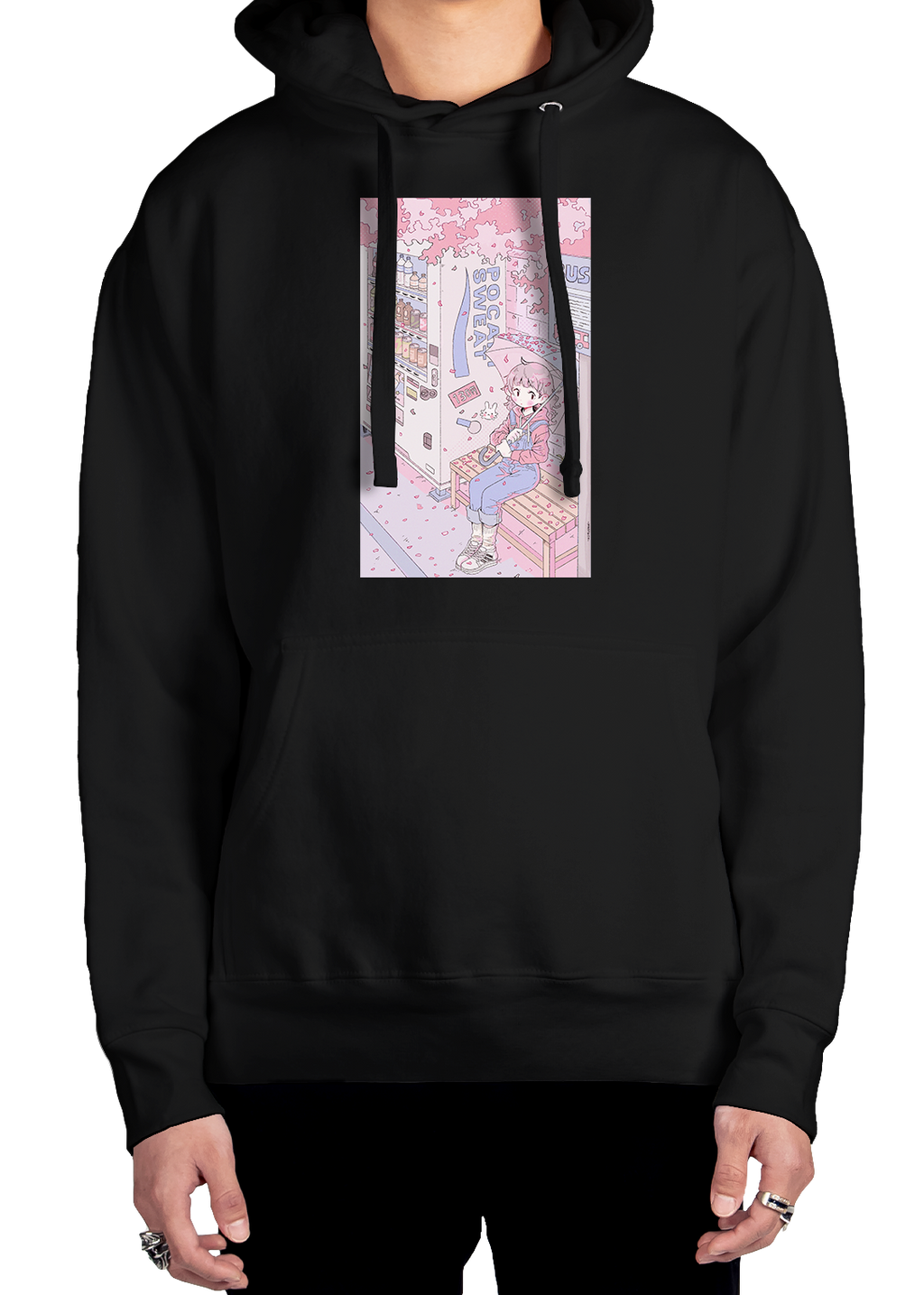 Cherry Blossom Rain Hoodie