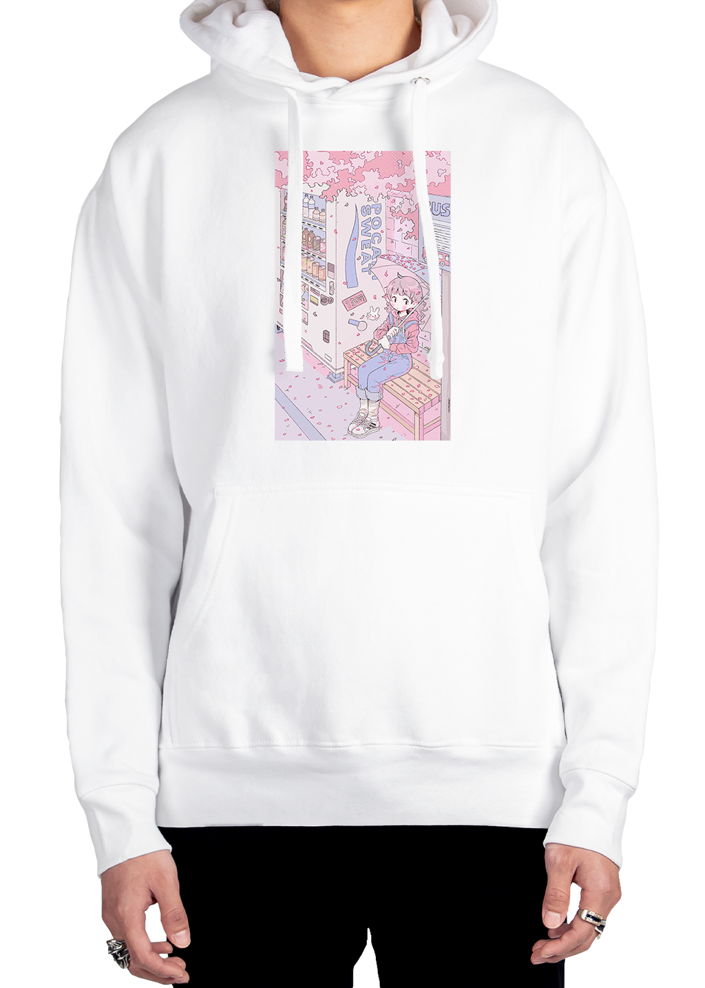 Cherry Blossom Rain Hoodie