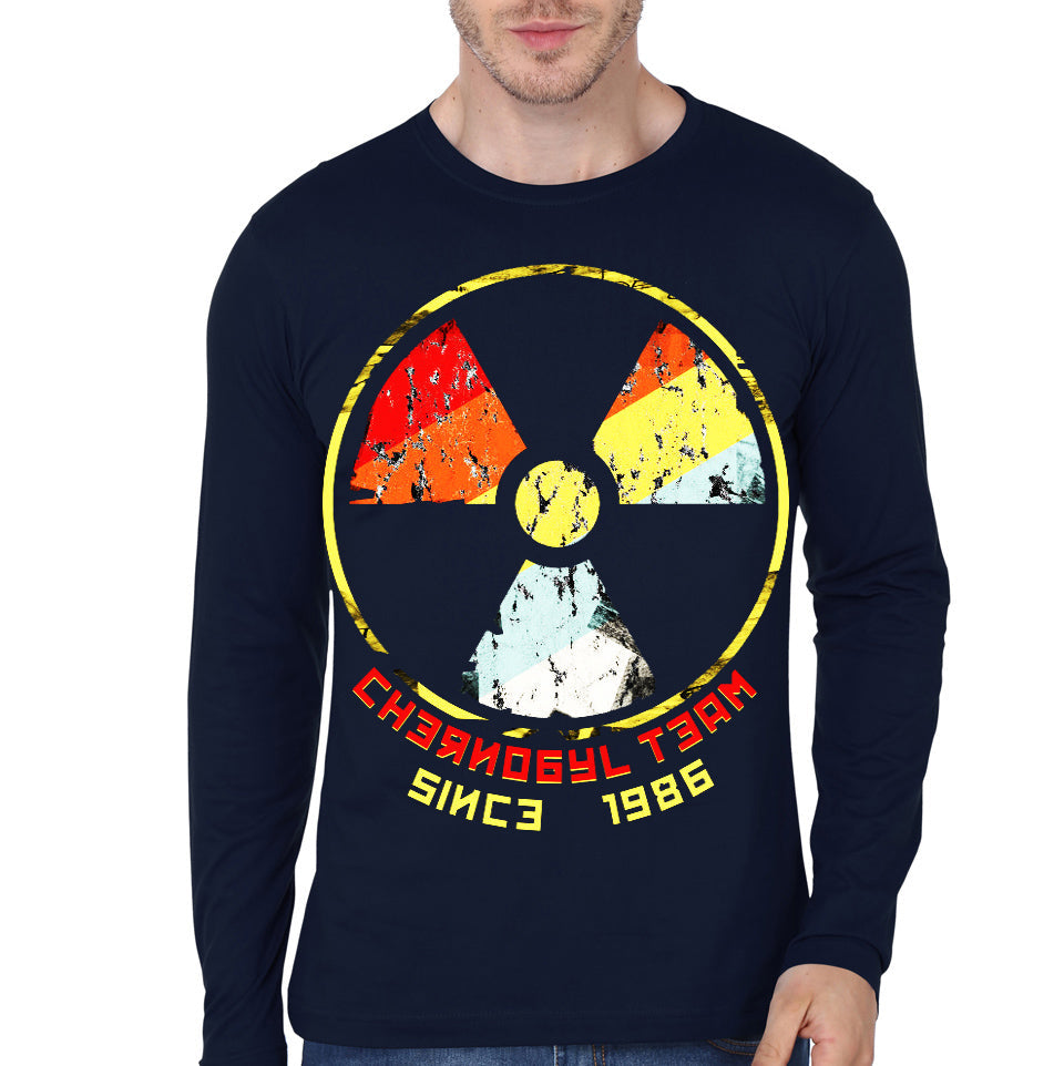 Chernobyl Navy Blue Full Sleeve T-Shirt Hoodie, Sweatshirt | CoreVibeTees.com