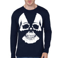 Radioactive skull Navy Blue Full Sleeve T-Shirt Hoodie, Sweatshirt | CoreVibeTees.com