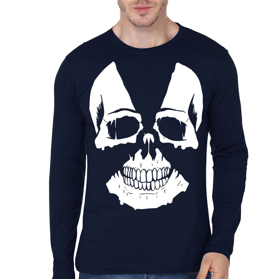 Radioactive skull Navy Blue Full Sleeve T-Shirt Hoodie, Sweatshirt | CoreVibeTees.com