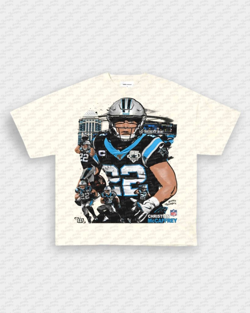 CHRISTIAN MCCAFFREY - PANTHERS TEE Hoodie, Sweatshirt | CoreVibeTees.com (Image 2)