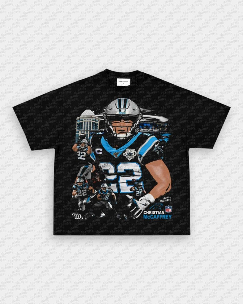 CHRISTIAN MCCAFFREY - PANTHERS TEE Hoodie, Sweatshirt | CoreVibeTees.com (Image 1)