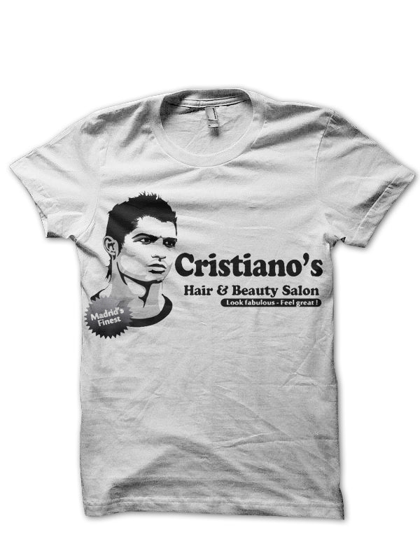 Christiano White Tee Hoodie, Sweatshirt | CoreVibeTees.com