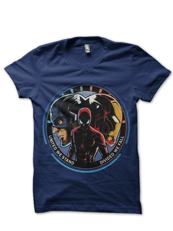 Civil War Navy Blue Tee Style001 Hoodie, Sweatshirt | CoreVibeTees.com