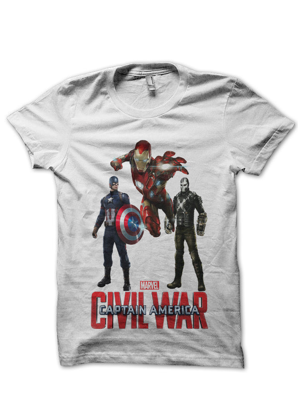 Civil War White Tee Style001 Hoodie, Sweatshirt | CoreVibeTees.com