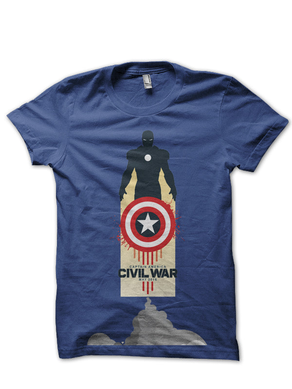 Civil War Navy Blue Tee Hoodie, Sweatshirt | CoreVibeTees.com
