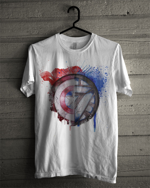 Civil War White Tee Style003 Hoodie, Sweatshirt | CoreVibeTees.com
