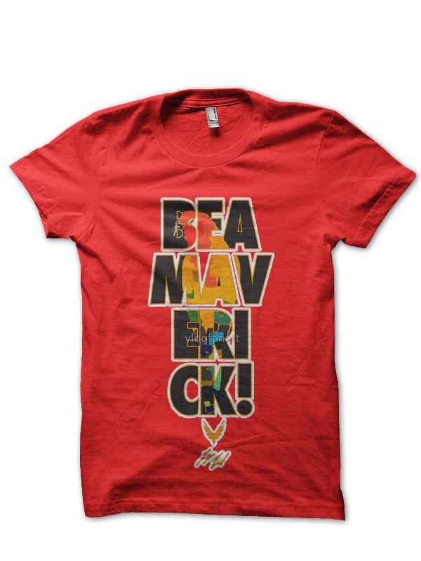 Be A Maverick Red T-Shirt Hoodie, Sweatshirt | CoreVibeTees.com
