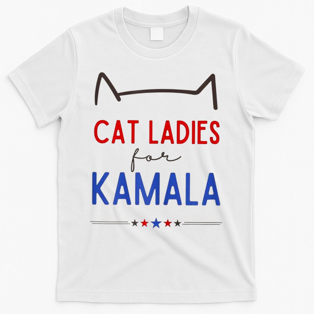 Cat Ladies For Kamala Cat Lady For Women Feminist T-Shirt Hoodie, Sweatshirt | CoreVibeTees.com