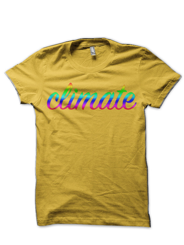 Climate Yellow T-Shirt Hoodie, Sweatshirt | CoreVibeTees.com