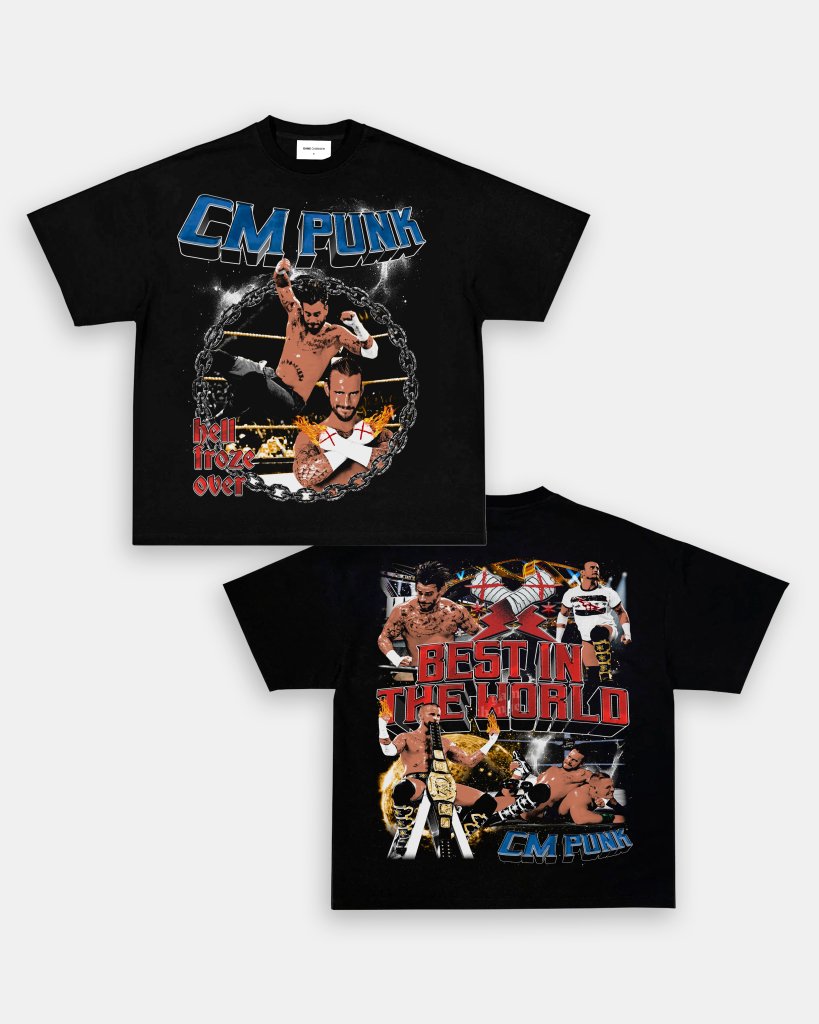 CM PUNK V2 TEE - [DS] Hoodie, Sweatshirt | CoreVibeTees.com (Image 1)